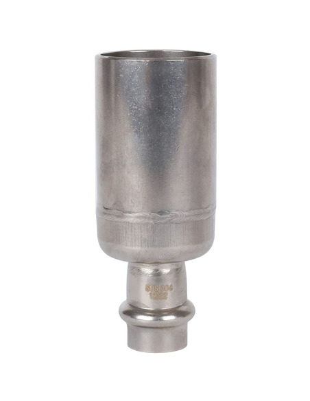 Муфта переходная однораструбная ROMMER 35х15 для нержавеющих труб пресс