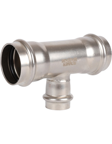 Тройник переходной ROMMER 35х22х35 для нержавеющих труб пресс