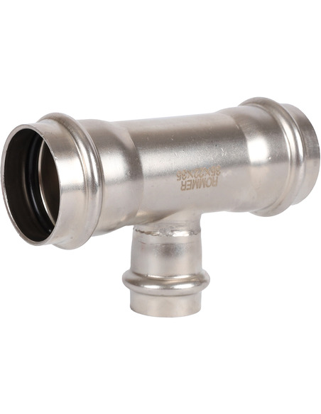 Тройник переходной ROMMER 35х22х35 для нержавеющих труб пресс