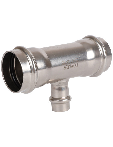Тройник переходной ROMMER 35х15х35 для нержавеющих труб пресс