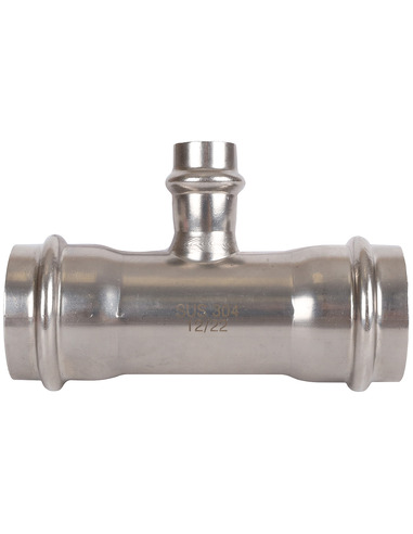 Тройник переходной ROMMER 35х15х35 для нержавеющих труб пресс