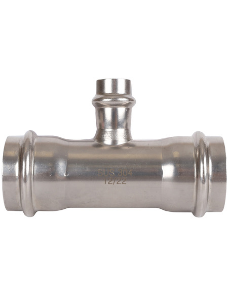 Тройник переходной ROMMER 35х15х35 для нержавеющих труб пресс