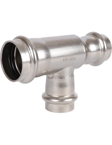 Тройник переходной ROMMER 28х22х22 для нержавеющих труб пресс