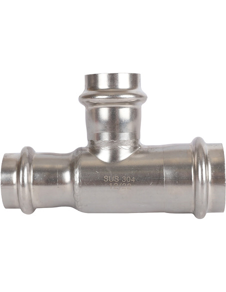 Тройник переходной ROMMER 28х22х22 для нержавеющих труб пресс