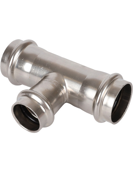 Тройник переходной ROMMER 28х22х28 для нержавеющих труб пресс