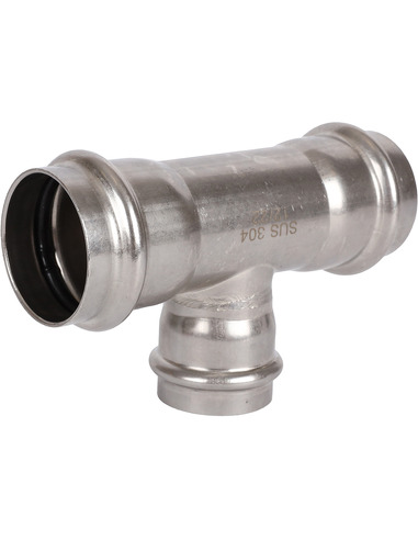 Тройник переходной ROMMER 42х35х42 для нержавеющих труб пресс