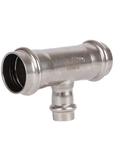 Тройник переходной ROMMER 28х15х28 для нержавеющих труб пресс