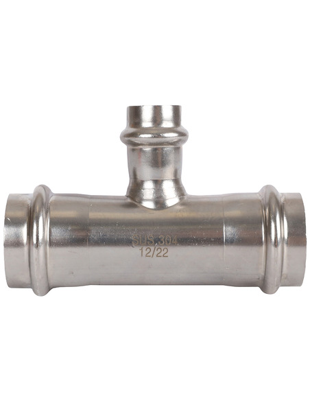 Тройник переходной ROMMER 28х15х28 для нержавеющих труб пресс