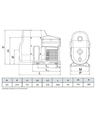 Насосная станция ROMMER HYDROLIFT 550