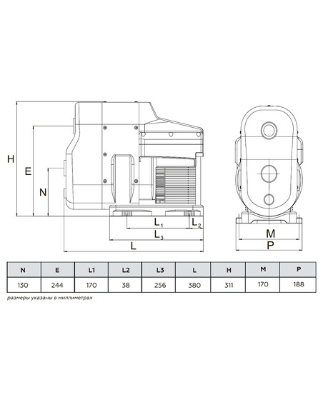 Насосная станция ROMMER HYDROLIFT 550