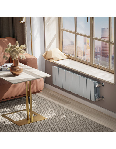 Биметаллический радиатор Royal Thermo PianoForte Silver Satin 200 х12