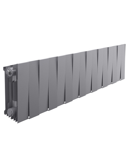 Биметаллический радиатор Royal Thermo PianoForte Silver Satin 200 х16 Биметаллический радиатор Royal Thermo PianoForte Silver Satin 200 х16