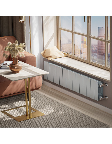 Биметаллический радиатор Royal Thermo PianoForte Silver Satin 200 х16