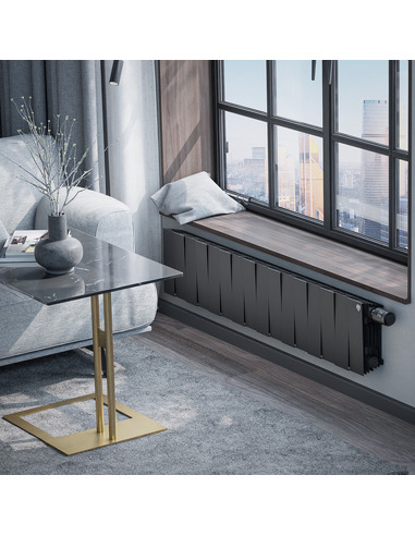 Биметаллический радиатор Royal Thermo PianoForte Noir Sable VDR 200 х16