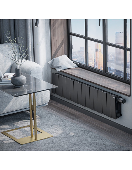 Биметаллический радиатор Royal Thermo PianoForte Noir Sable VDR 200 х16