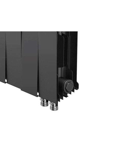 Биметаллический радиатор Royal Thermo PianoForte Noir Sable VDR 200 х14 Биметаллический радиатор Royal Thermo PianoForte Noir Sable VDR 200 х14