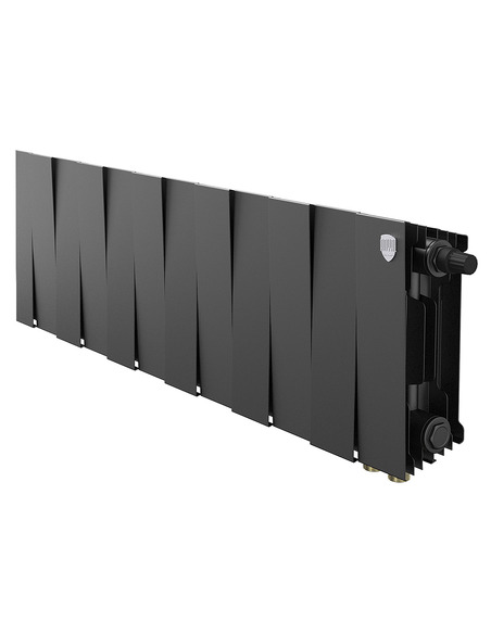 Биметаллический радиатор Royal Thermo PianoForte Noir Sable VDR 200 х12 Биметаллический радиатор Royal Thermo PianoForte Noir Sable VDR 200 х12
