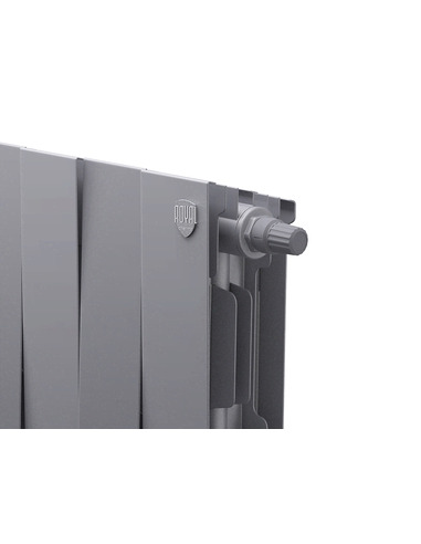 Биметаллический радиатор Royal Thermo PianoForte Silver Satin VDR 200 х14