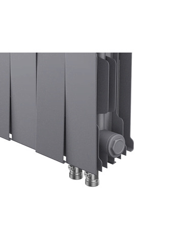 Биметаллический радиатор Royal Thermo PianoForte Silver Satin VDR 200 х12