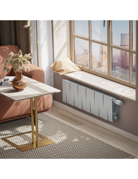 Биметаллический радиатор Royal Thermo PianoForte Silver Satin VDR 200 х12