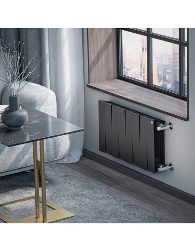 Биметаллический радиатор Royal Thermo PianoForte Noir Sable 300 х8