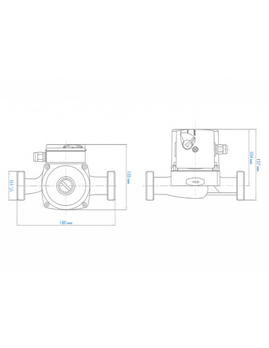 Насос циркуляционный Джилекс Циркуль 25/40 180 PREMIUM