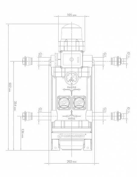 Насосная станция Джилекс Комфорт-ПРО 60/30