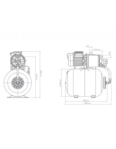 Насосная станция Джилекс Джамбо 70/50 Н-50 (2.0)