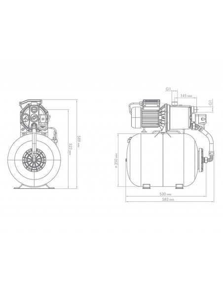 Насосная станция Джилекс Джамбо 70/50 Н-50 (2.0)