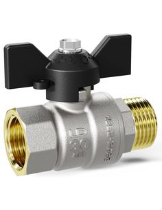 Кран шаровой LD Pride 1" ВР-НР (бабочка)