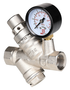 Редуктор давления VALTEC VT.082.N 1/2" поршневой с фильтром и манометром