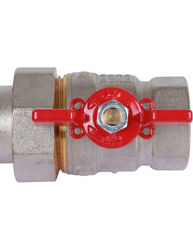 Кран шаровой ROMMER 1" со сгоном (бабочка)