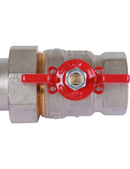 Кран шаровой ROMMER 1" со сгоном (бабочка)