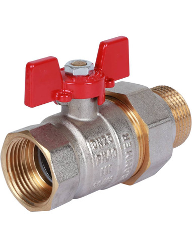 Кран шаровой ROMMER 1" со сгоном (бабочка)