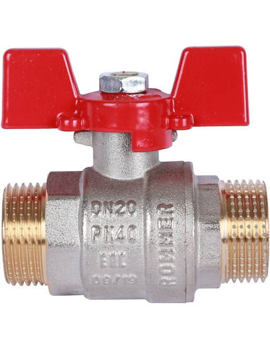 Кран шаровой ROMMER 3/4" НР-НР (бабочка)