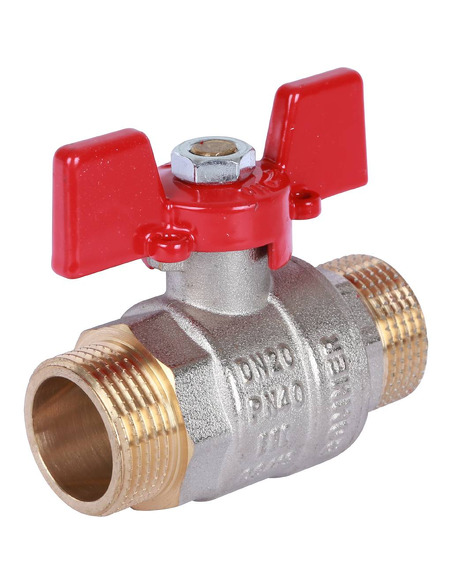 Кран шаровой ROMMER 3/4" НР-НР (бабочка)