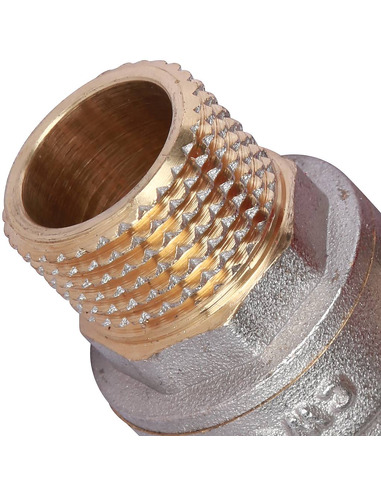 Кран шаровой ROMMER 1/2" ВР-НР (бабочка)