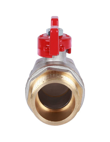 Кран шаровой ROMMER 1 1/4" ВР-НР (бабочка)