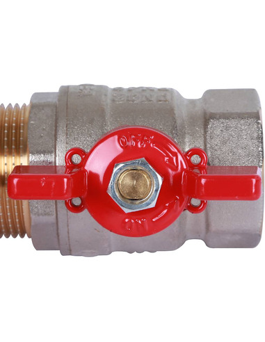 Кран шаровой ROMMER 1 1/4" ВР-НР (бабочка)