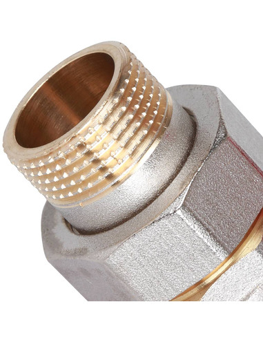 Кран шаровой ROMMER 3/4" угловой со сгоном (бабочка)