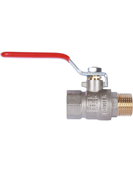 Кран шаровой ROMMER 1/2" ВР-НР (рычаг)