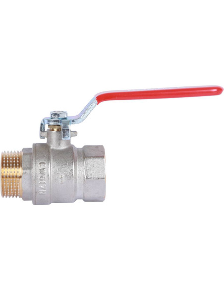 Кран шаровой ROMMER 1" ВР-НР (рычаг)