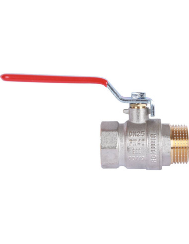 Кран шаровой ROMMER 1" ВР-НР (рычаг)