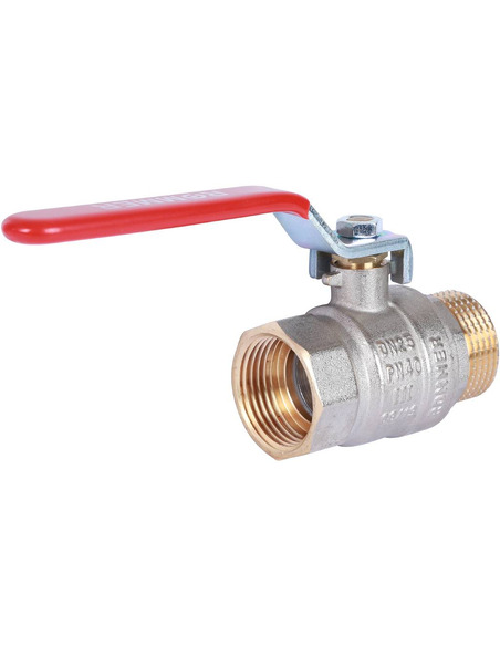 Кран шаровой ROMMER 1" ВР-НР (рычаг)