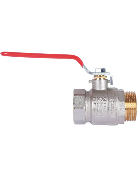 Кран шаровой ROMMER 1 1/4" ВР-НР (рычаг)