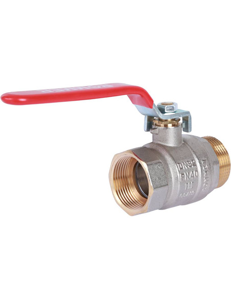 Кран шаровой ROMMER 1 1/4" ВР-НР (рычаг)