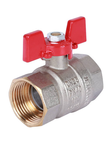 Кран шаровой ROMMER 1" ВР-ВР (бабочка)