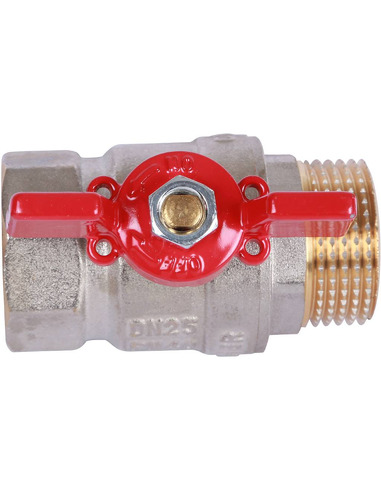 Кран шаровой ROMMER 1" ВР-НР (бабочка)