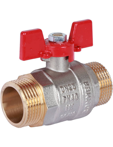 Кран шаровой ROMMER 1" НР-НР (бабочка)