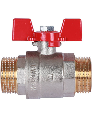 Кран шаровой ROMMER 1" НР-НР (бабочка)